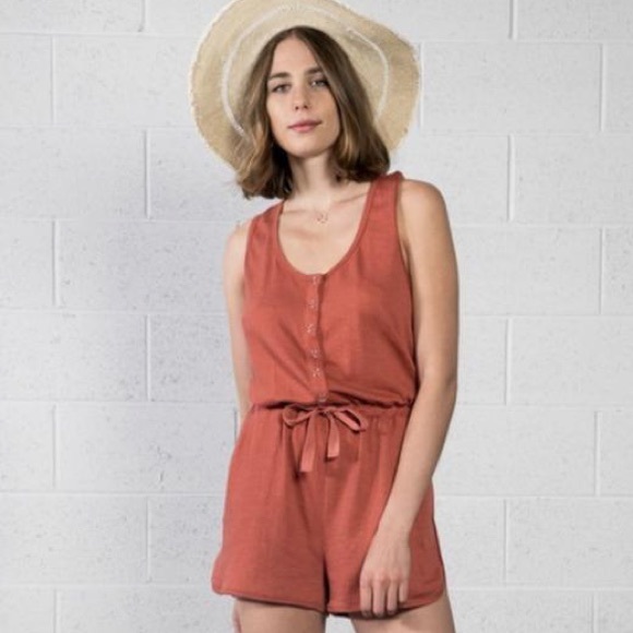Rust Romper - Picture 2 of 4
